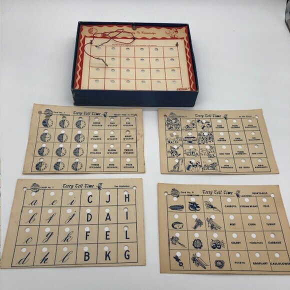 Rare, vintage 1958 Jacmar Terry Tell Time Electronic Quiz game #437 - Picture 3 of 9